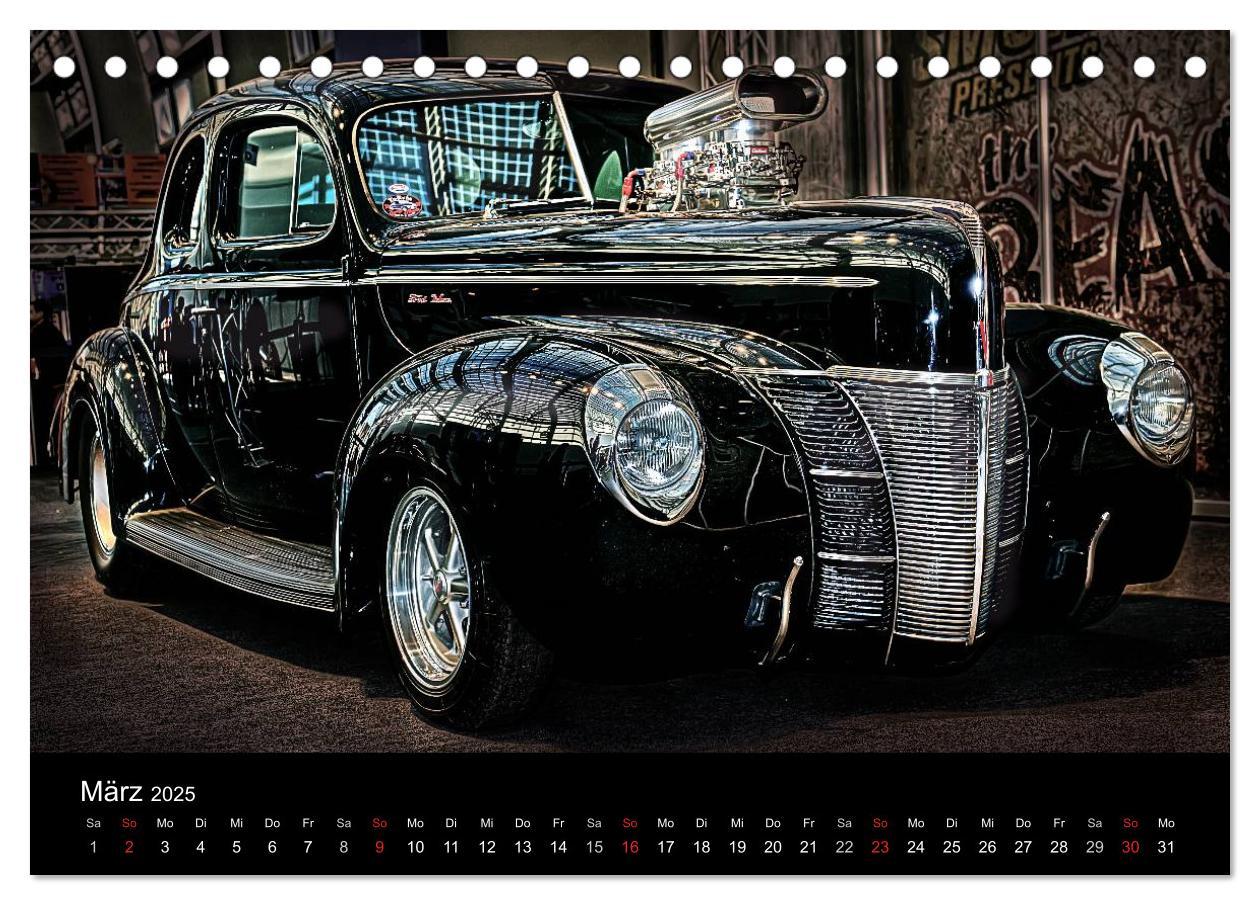 Bild: 9783435770182 | Außergewöhnliche Autos - Hot Rods (Tischkalender 2025 DIN A5 quer),...