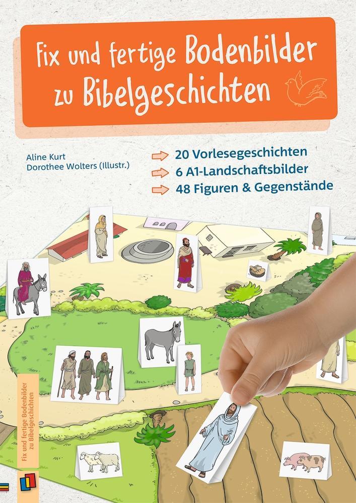 Cover: 9783834660589 | Fix und fertige Bodenbilder zu Bibelgeschichten | Aline Kurt | Buch