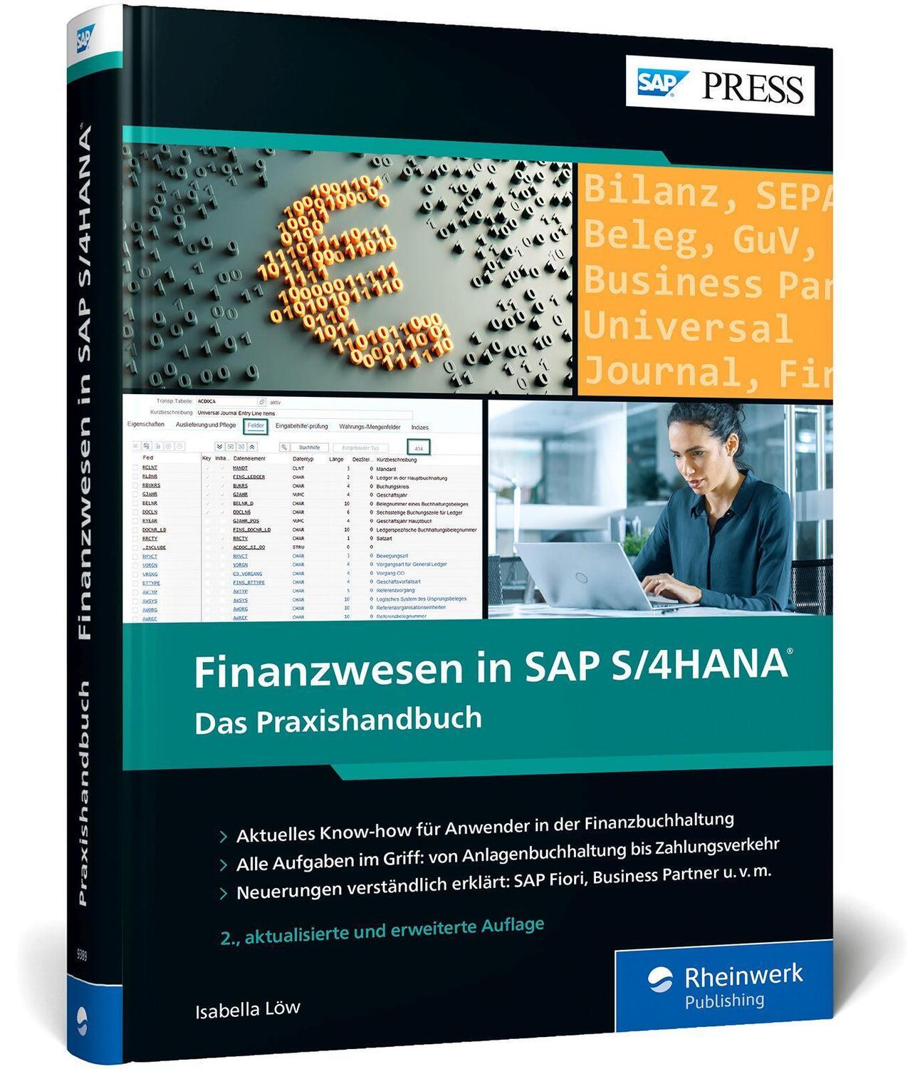 Cover: 9783836293891 | Finanzwesen in SAP S/4HANA | Isabella Löw | Buch | SAP Press | Deutsch