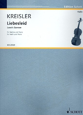 Cover: 9790001106672 | Liebesleid | Alt-Wiener Tanzweisen II | Firtz Kreisler | Broschüre