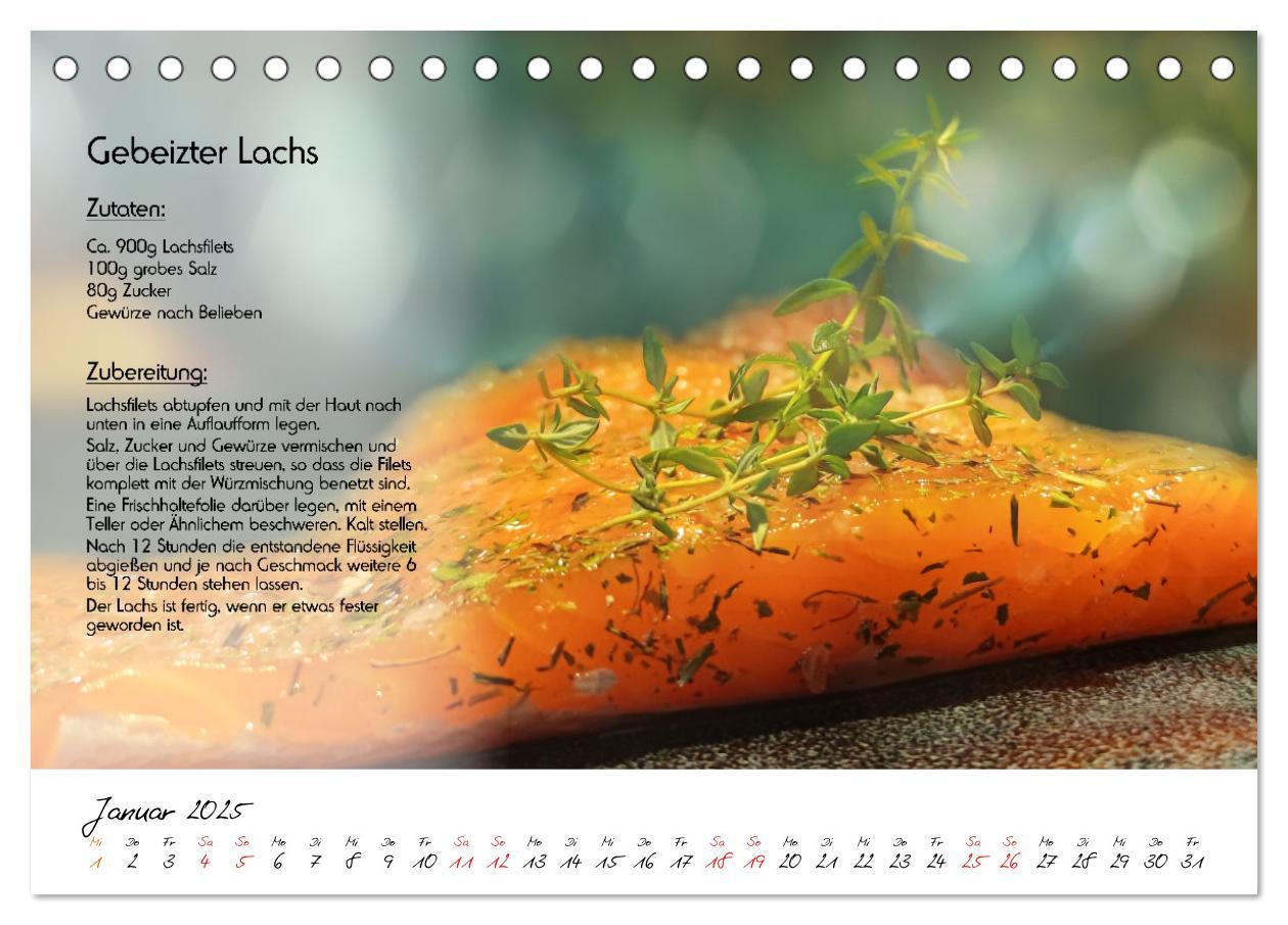 Bild: 9783435033270 | Schmackhaft durchs Jahr (Tischkalender 2025 DIN A5 quer), CALVENDO...