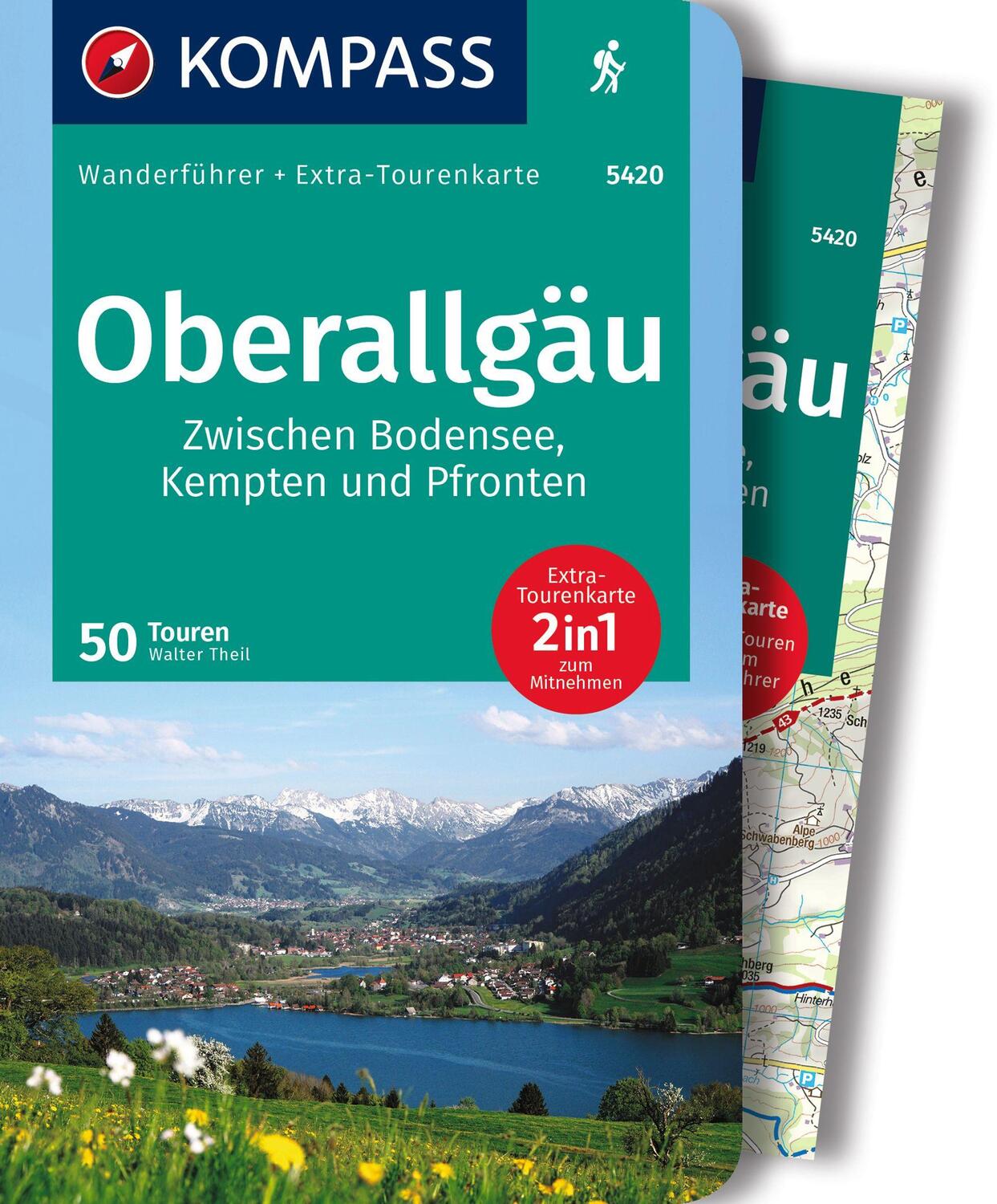 Cover: 9783991214939 | KOMPASS Wanderführer Oberallgäu, 50 Touren | Walter Theil | Buch