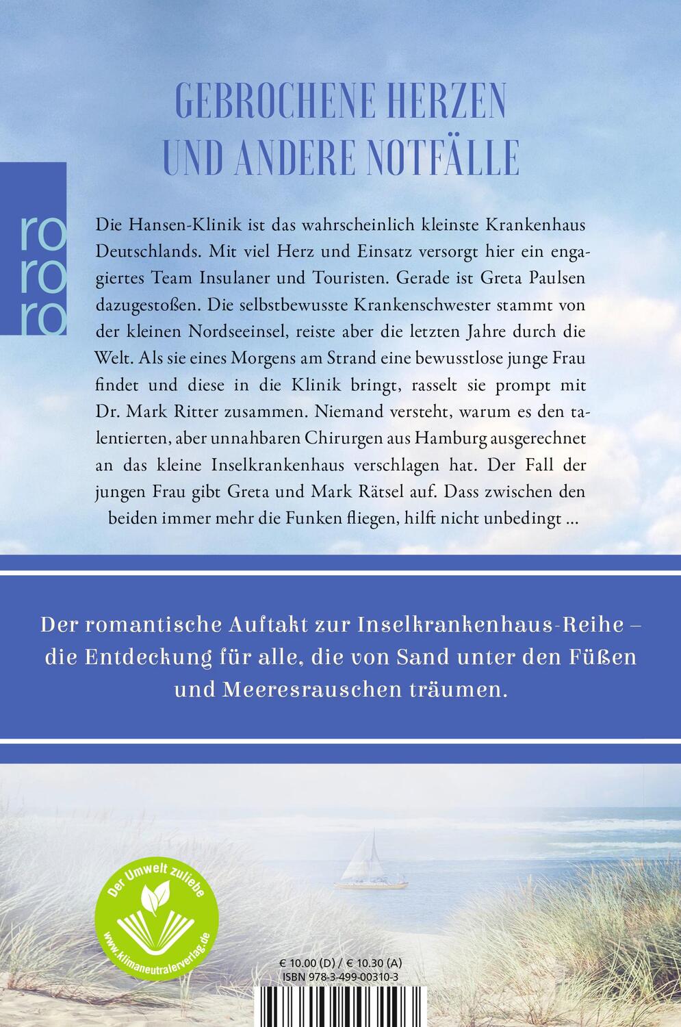 Rückseite: 9783499003103 | Das Inselkrankenhaus: Sommerstürme | Liebesroman | Liv Helland | Buch
