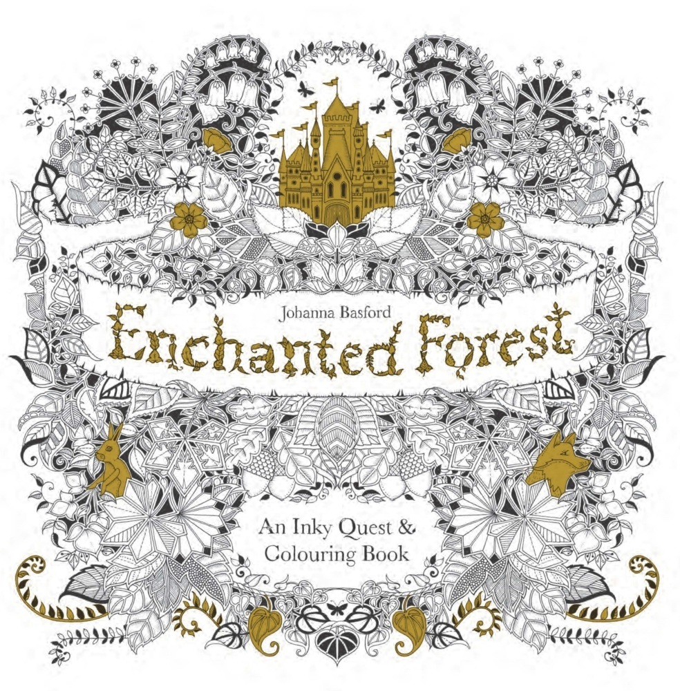 Cover: 9781780674872 | Enchanted Forest | An Inky Quest &amp; Coloring Book | Johanna Basford