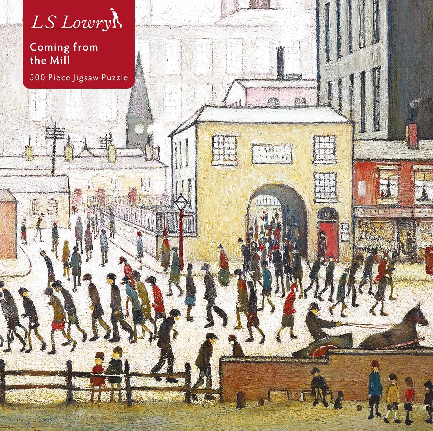 Cover: 9781839644313 | Adult Jigsaw Puzzle L.S. Lowry: Coming from the Mill (500 Pieces):...