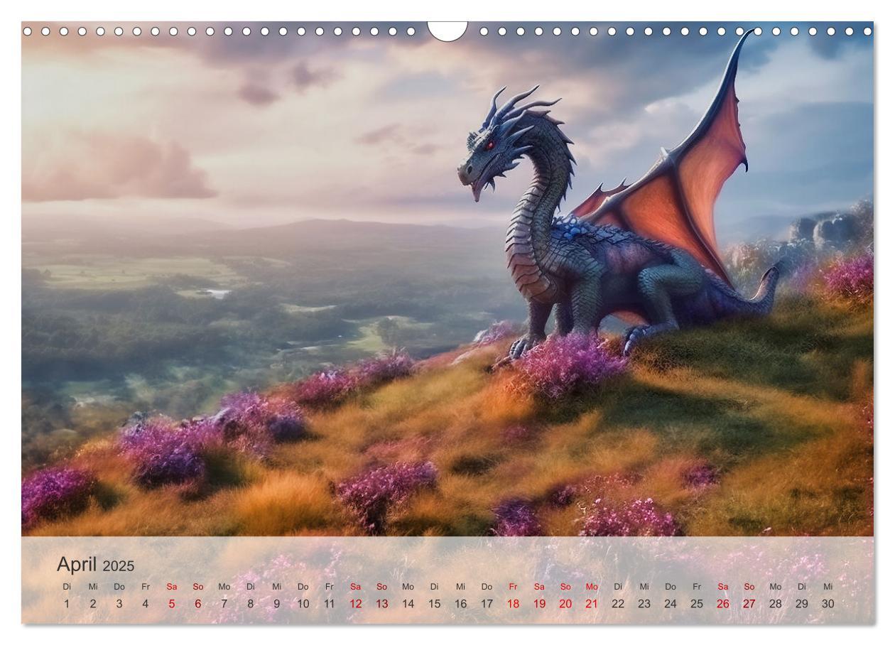 Bild: 9783383838224 | Im Land der schönen Drachen (Wandkalender 2025 DIN A3 quer),...