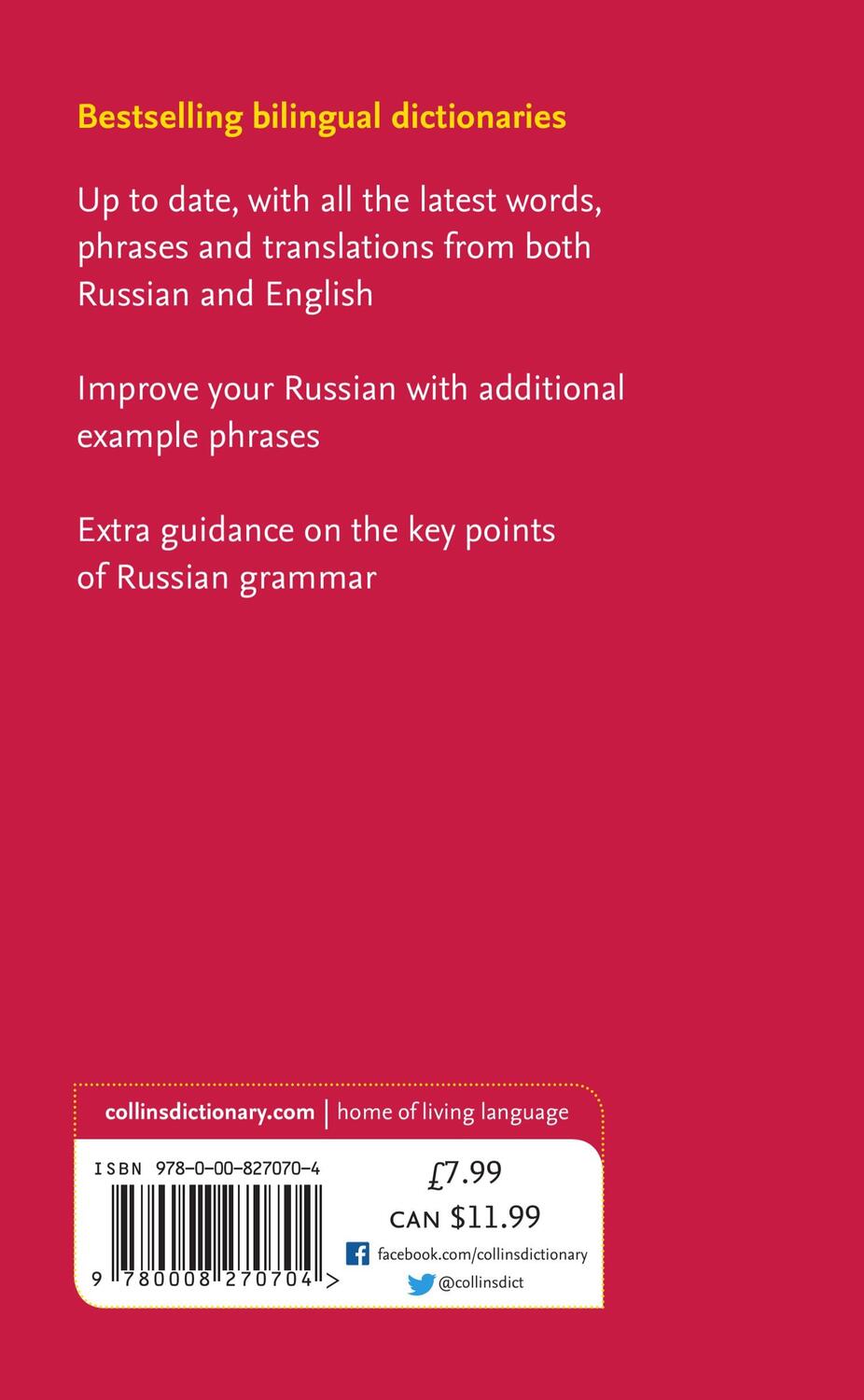 Rückseite: 9780008270704 | Russian Essential Dictionary | All the Words You Need, Every Day