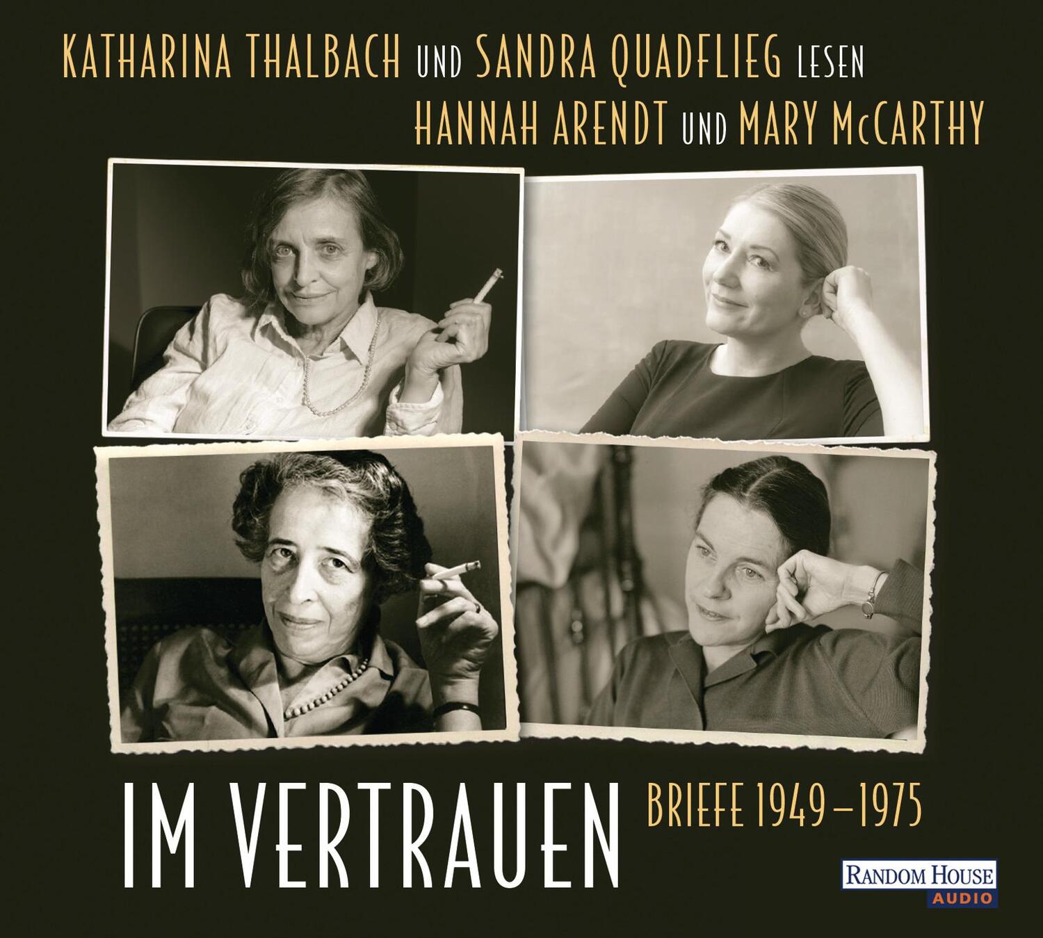 Cover: 9783837146066 | Im Vertrauen | Briefwechsel 1949-1975 | Hannah Arendt (u. a.) | CD