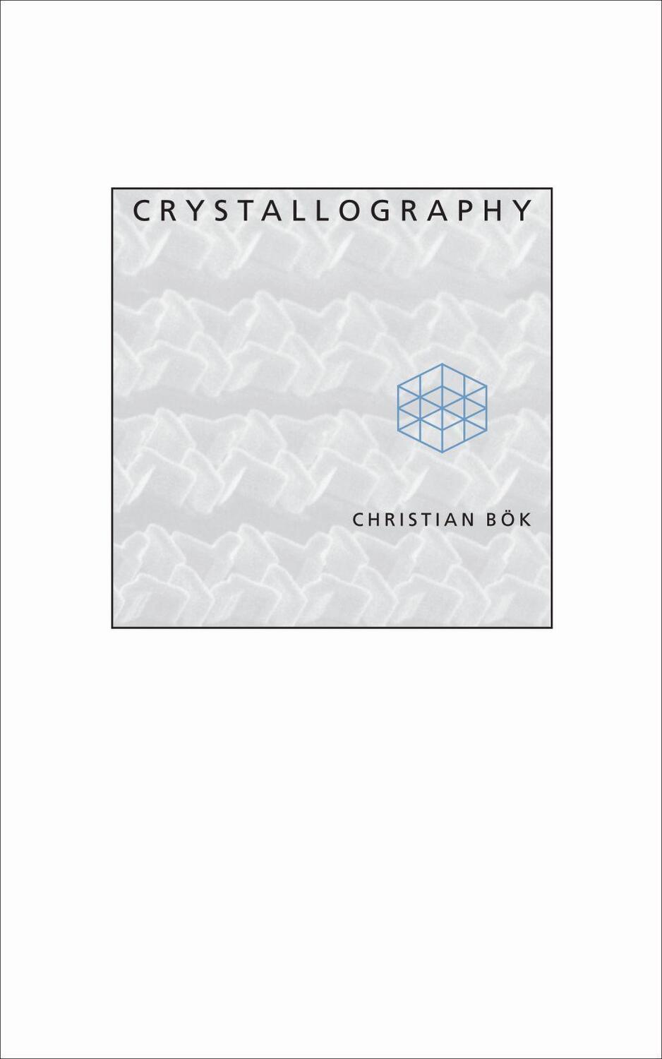 Cover: 9781552451199 | Crystallography | Christian Boek | Taschenbuch | Englisch | 1999
