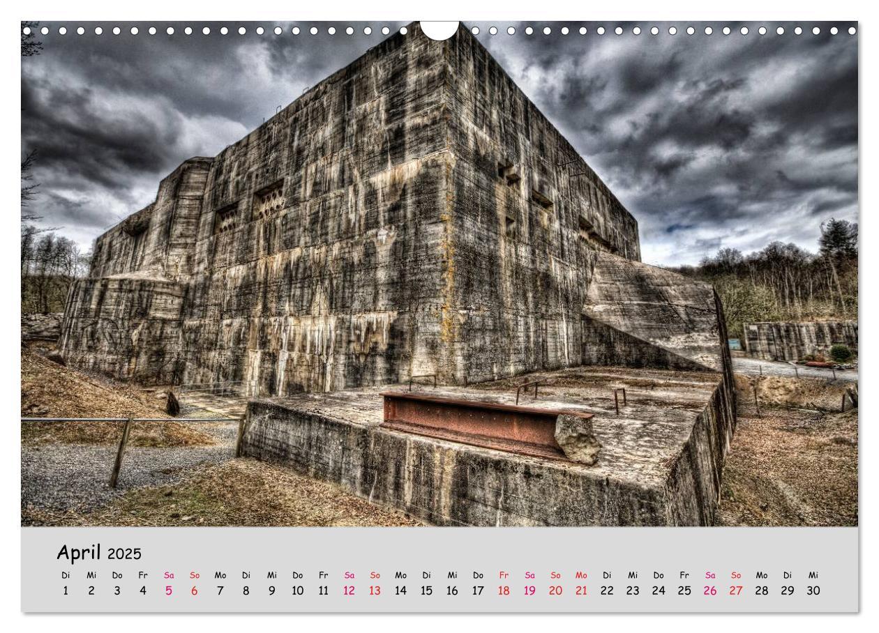 Bild: 9783435645695 | Bunker Zeitzeugen der Geschichte (Wandkalender 2025 DIN A3 quer),...