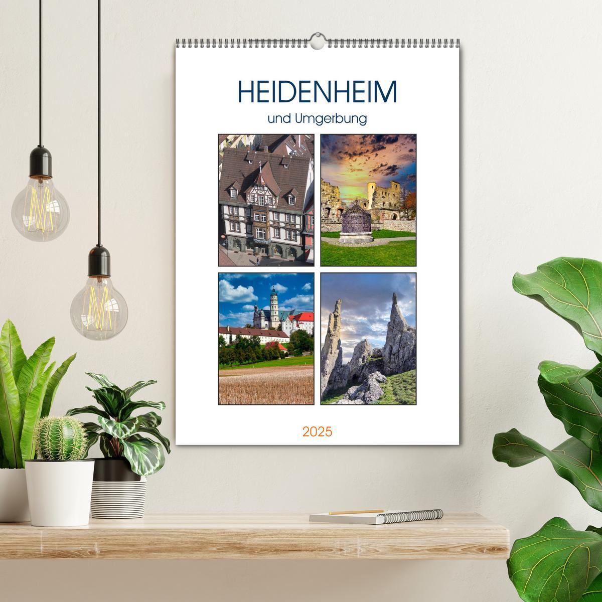 Bild: 9783435901456 | Heidenheim und Umgebung (Wandkalender 2025 DIN A2 hoch), CALVENDO...