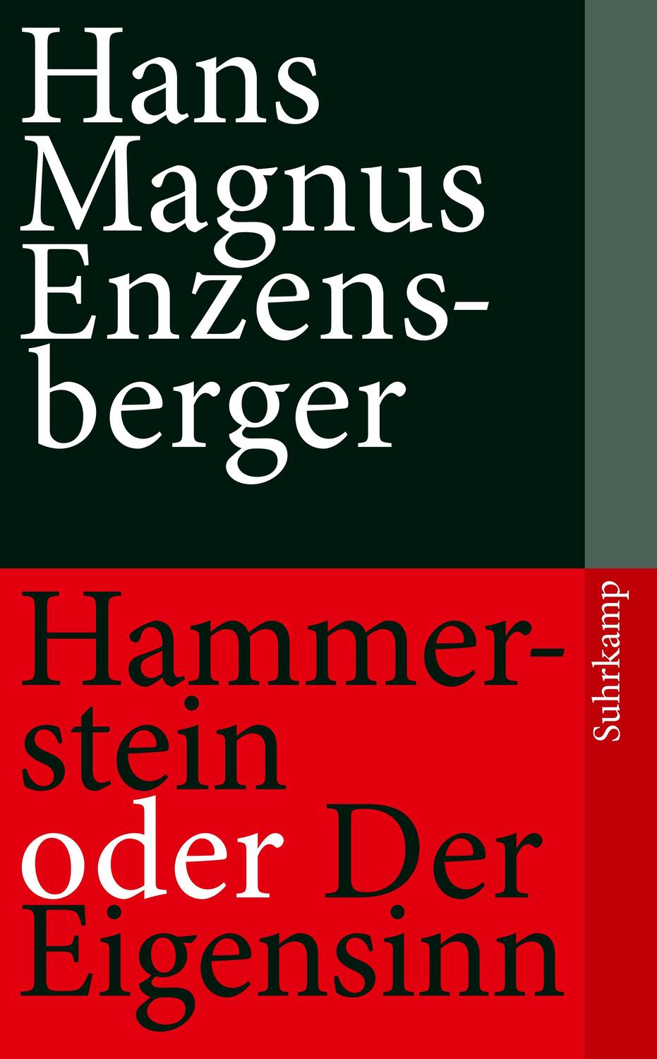 Cover: 9783518460955 | Hammerstein oder Der Eigensinn | Eine deutsche Geschichte | Buch