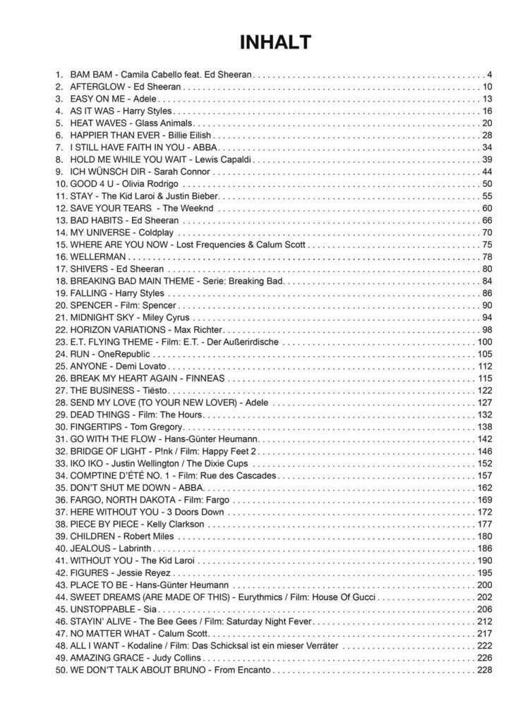 Bild: 9783954563098 | Piano gefällt mir! 11 - 50 Chart und Film Hits | Hal Leonard Europe