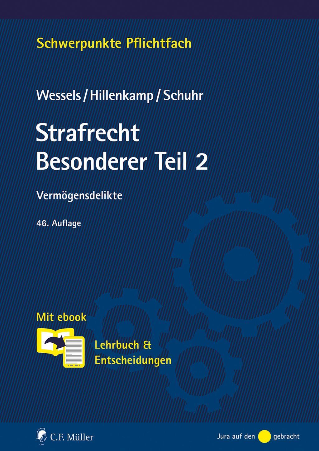 Cover: 9783811461420 | Strafrecht Besonderer Teil 2 | Jan C. Schuhr | Taschenbuch | 530 S.