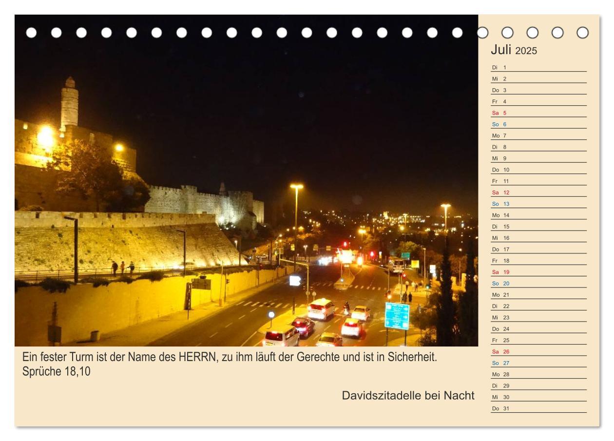 Bild: 9783435764853 | Jerusalem mit Bibelversen / Geburtstagsplaner (Tischkalender 2025...