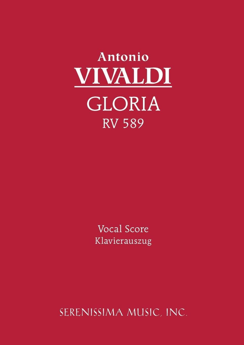 Cover: 9781932419559 | Gloria, RV 589 | Vocal score | Antonio Vivaldi | Taschenbuch | Latein