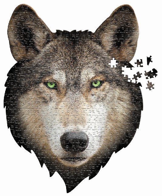 Bild: 40232343261 | Madd Capp Shape Puzzle Wolf 550 Teile | Madd Capp | Spiel | 883003