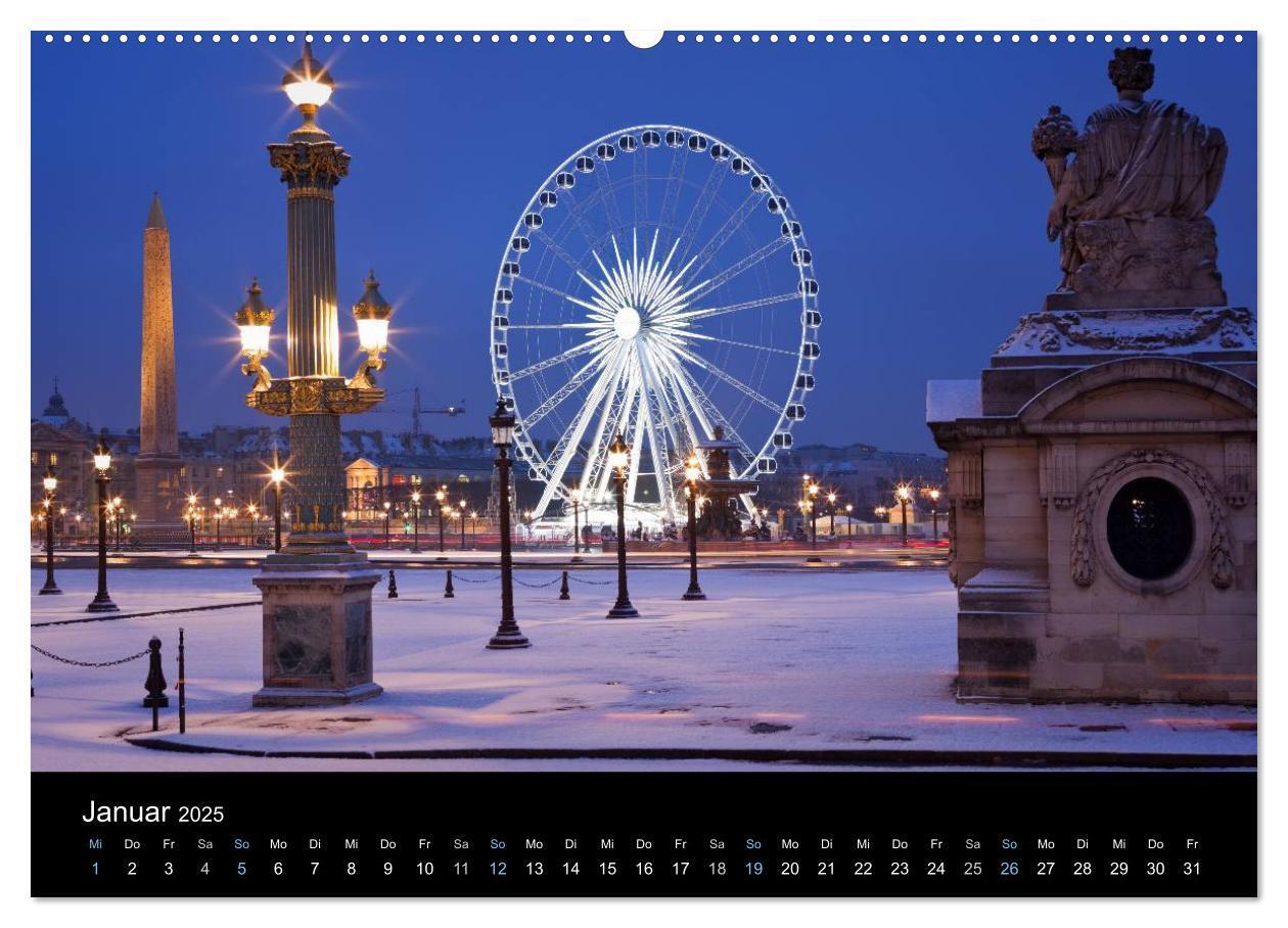 Bild: 9783435565306 | Paris bei Nacht 2025 (Wandkalender 2025 DIN A2 quer), CALVENDO...