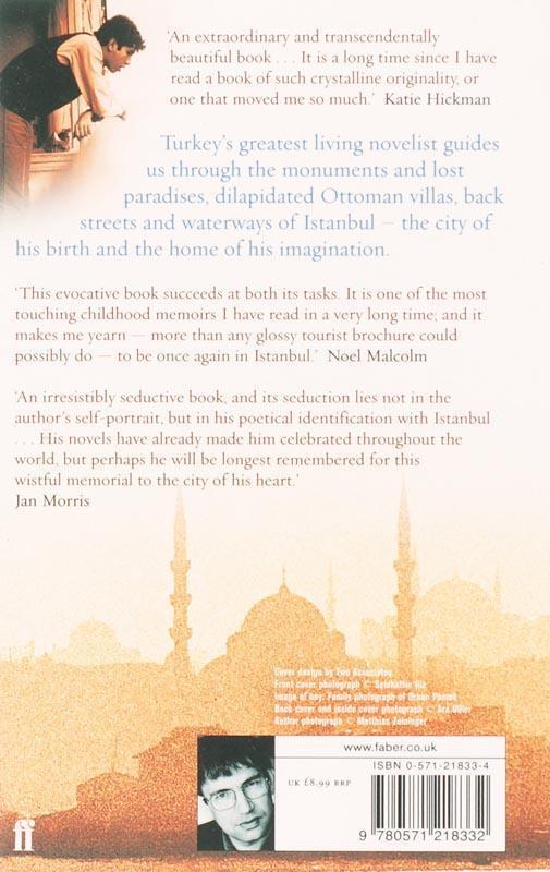 Rückseite: 9780571218332 | Istanbul | Memories of a City | Orhan Pamuk | Taschenbuch | Englisch