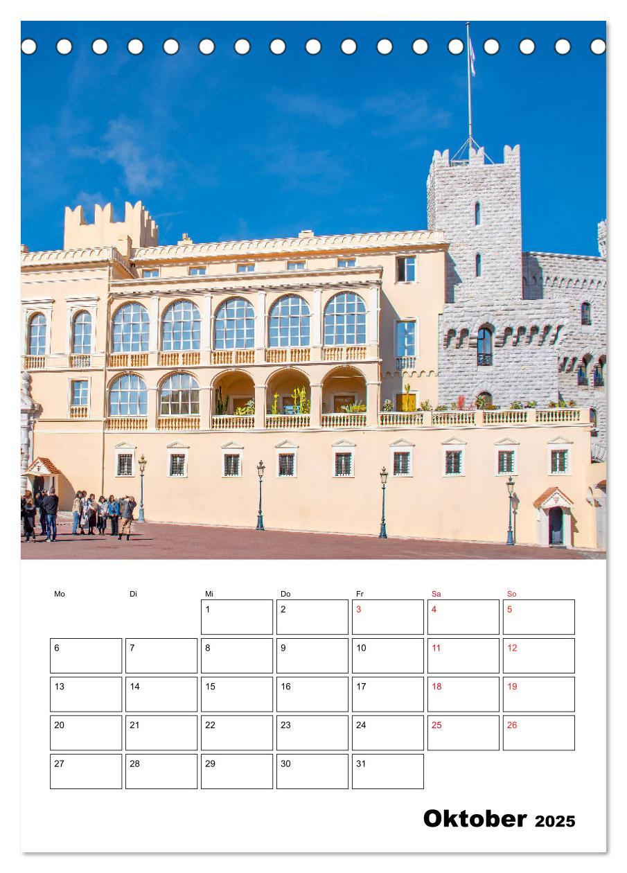 Bild: 9783435939619 | Monaco - Fürstentum an der Côte d'Azur (Tischkalender 2025 DIN A5...