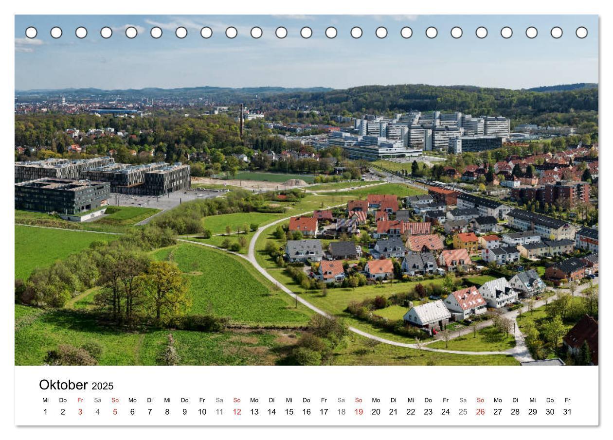 Bild: 9783435450442 | BIELEFELD aus der Vogelperspektive (Tischkalender 2025 DIN A5...