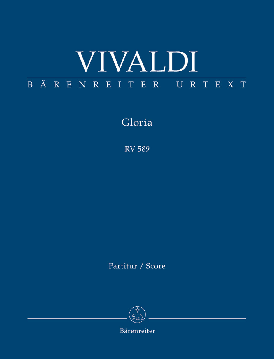 Cover: 9790006538843 | Gloria RV 589 | Antonio Vivaldi | Broschüre | Partitur | Deutsch