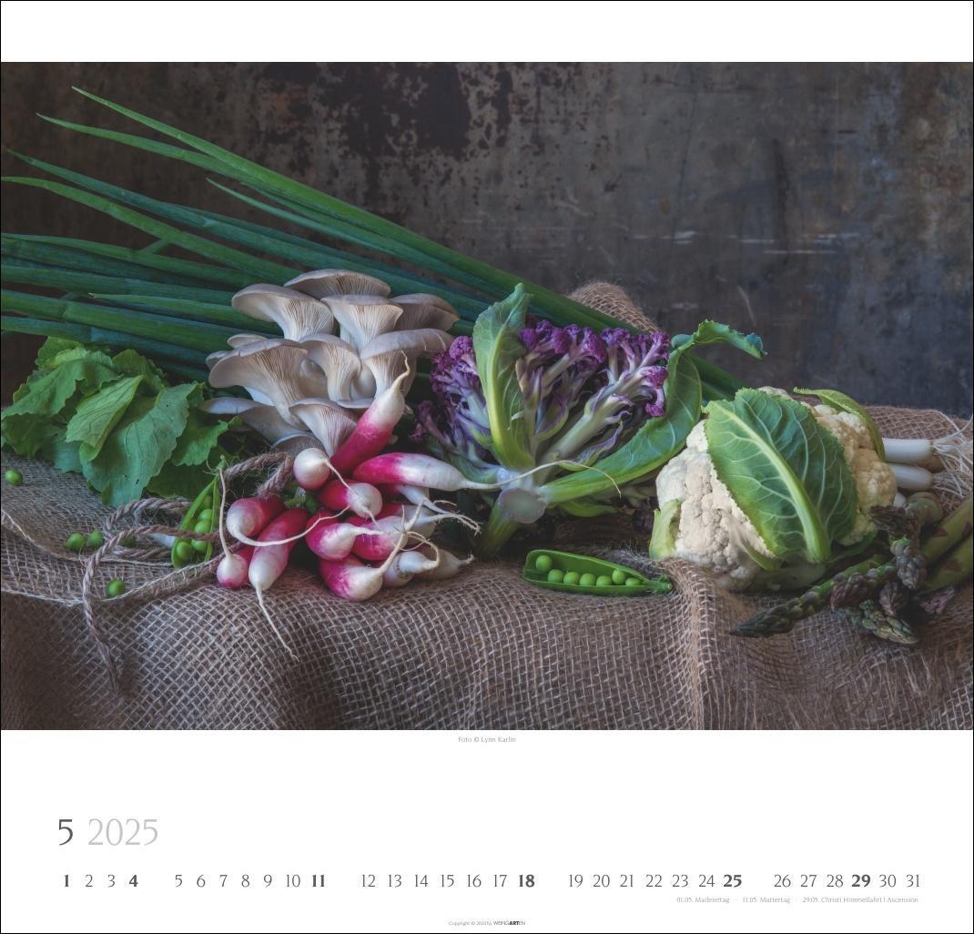 Bild: 9783839901250 | Food Stills - Lynn Karlin Kalender 2025 | Kalender | Spiralbindung