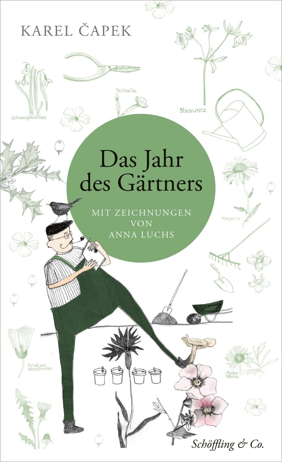 Cover: 9783895618192 | Das Jahr des Gärtners | Mit Zeichnungen von Anna Luchs | Karel Capek