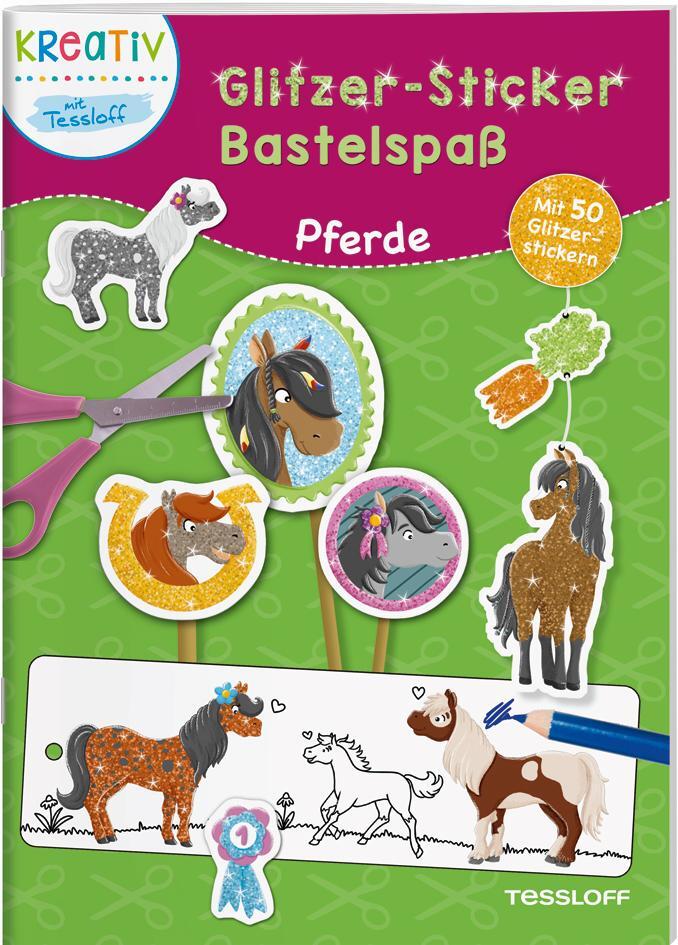 Cover: 9783788645687 | Glitzer-Sticker Bastelspaß. Pferde | Broschüre | 16 S. | Deutsch