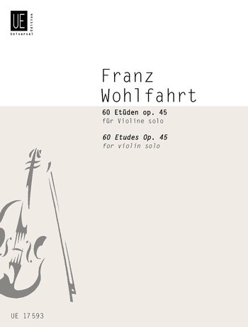 Cover: 9790008020414 | Etudes(60) Opus 45 | op. 45. für Violine. | Franz Wohlfahrt | Buch