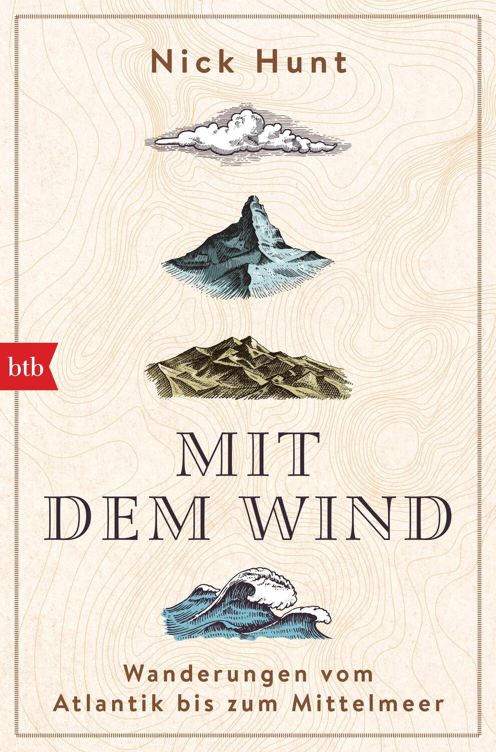 Cover: 9783442758449 | Mit dem Wind | Wanderungen vom Atlantik bis zum Mittelmeer | Nick Hunt