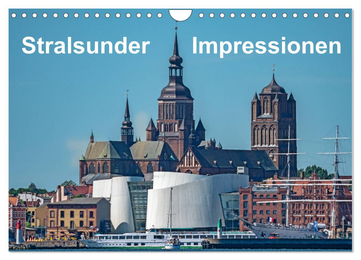 Cover: 9783435310012 | Stralsunder Impressionen (Wandkalender 2025 DIN A4 quer), CALVENDO...