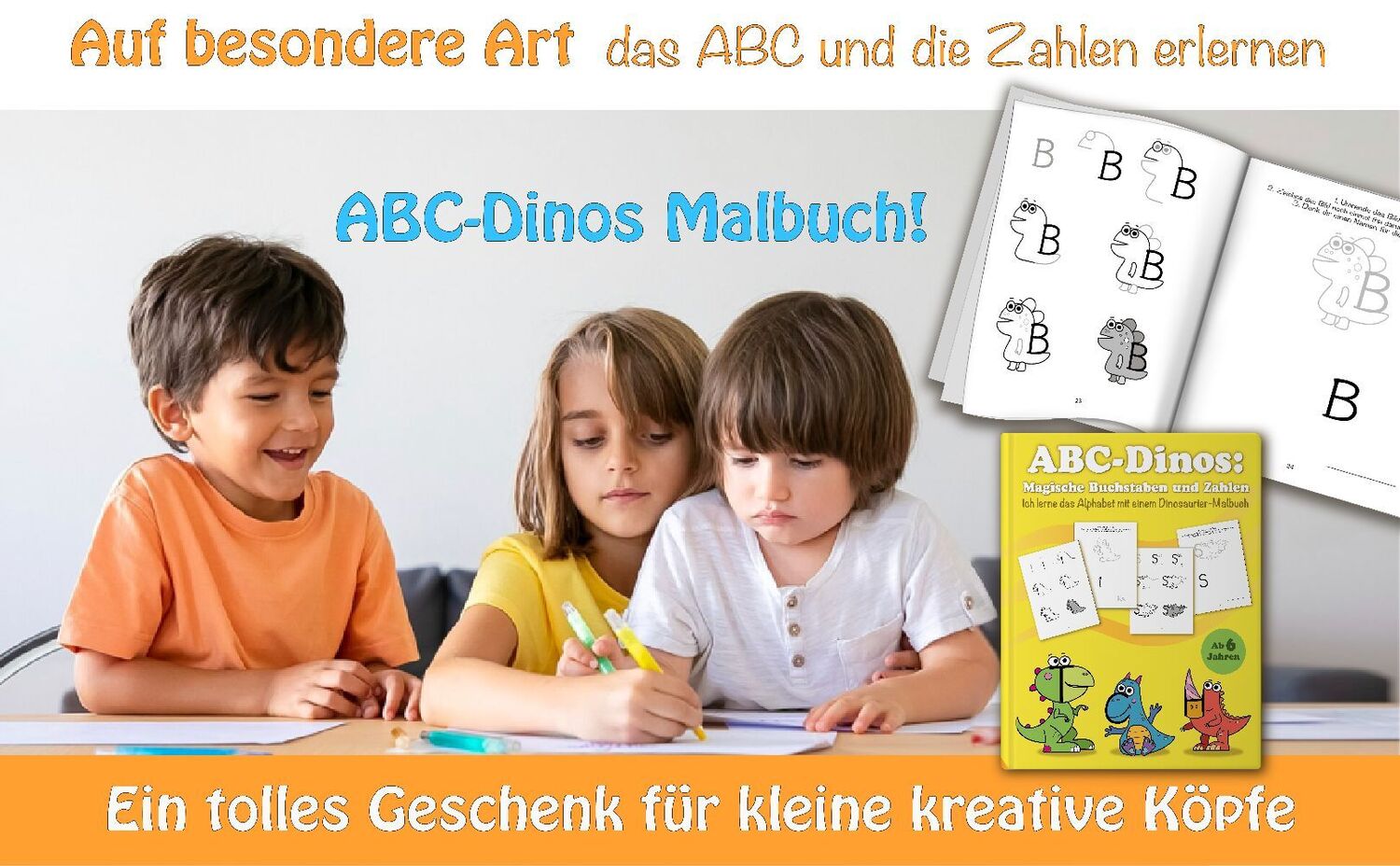 Bild: 9783910232136 | ABC Dinos: Magische Buchstaben und Zahlen ab 6 Jahren | Alexikova