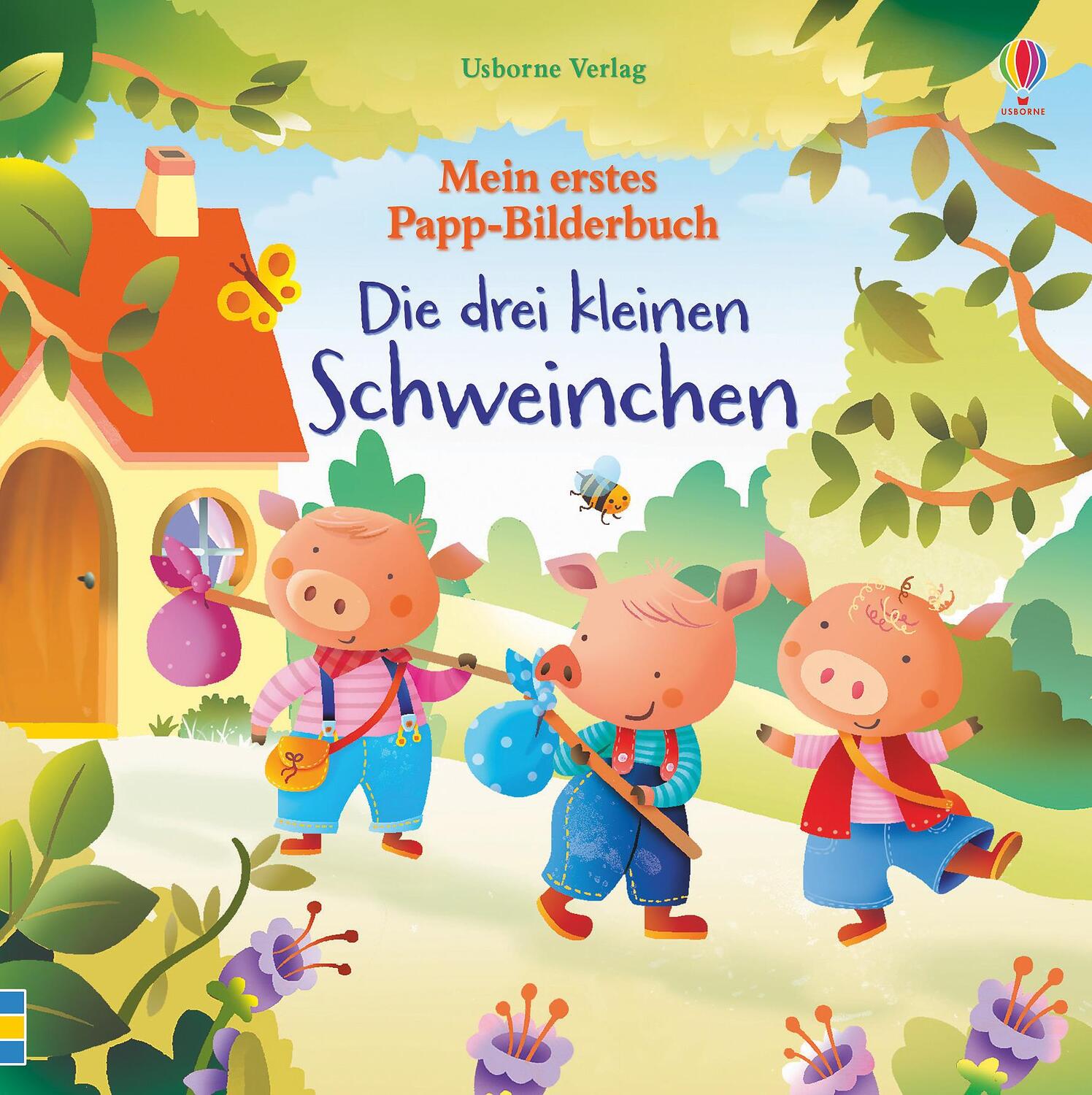 Cover: 9781789412291 | Mein erstes Papp-Bilderbuch: Die drei kleinen Schweinchen | Sims