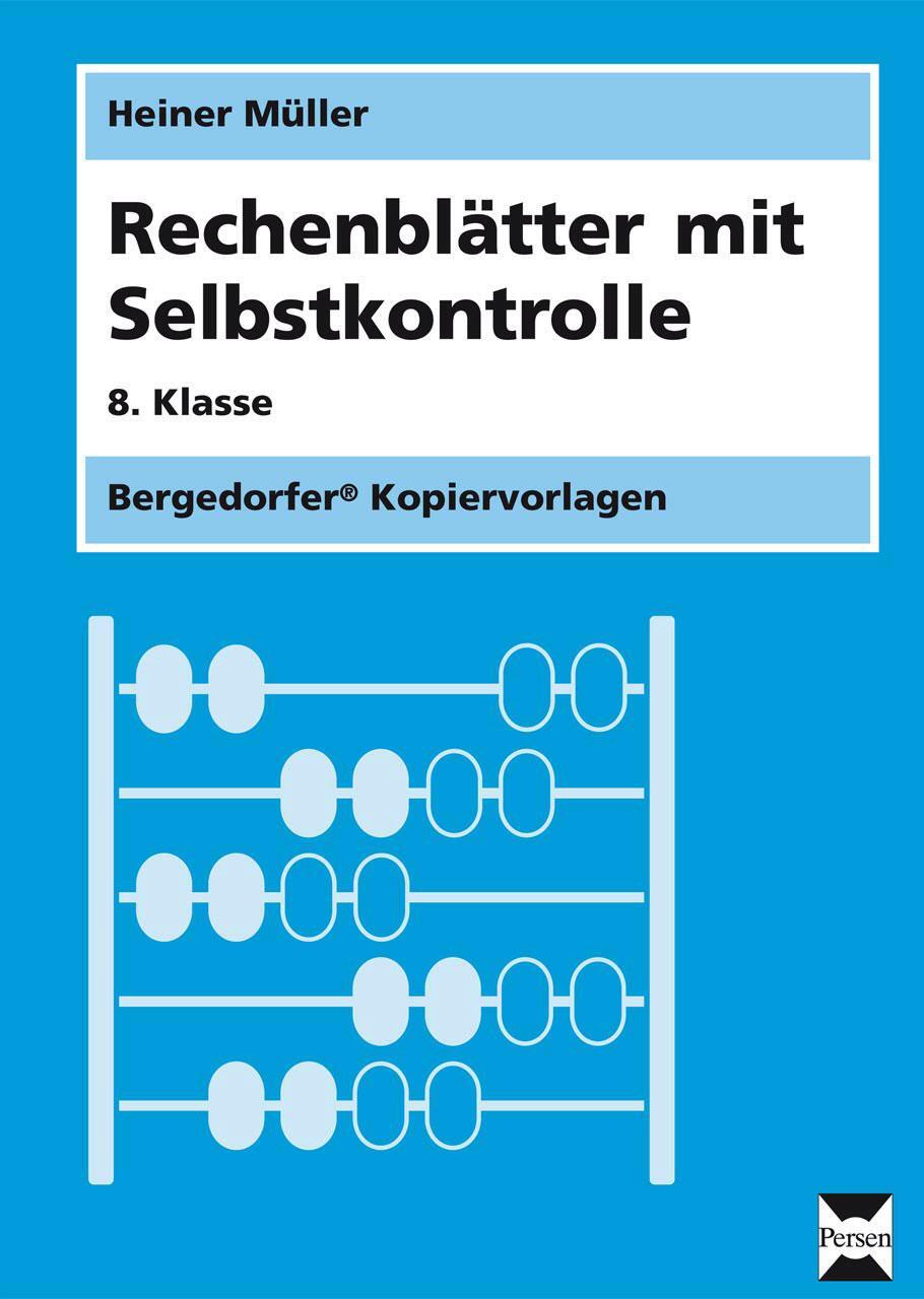 Cover: 9783834426147 | Rechenblätter mit Selbstkontrolle - 8. Klasse | Heiner Müller | Stück