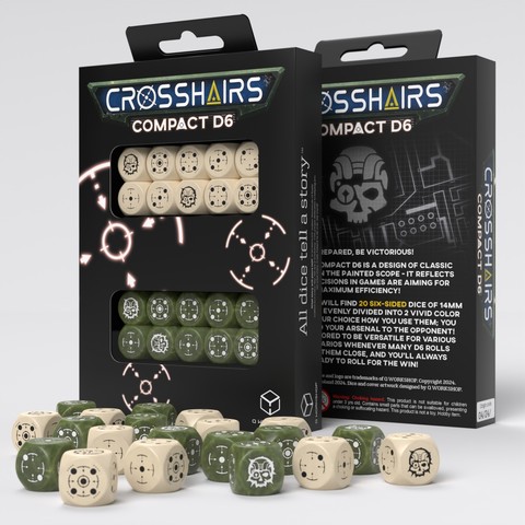 Cover: 5907699497348 | Crosshairs Compact D6: Beige&amp;Olive | Q-workshop | EAN 5907699497348