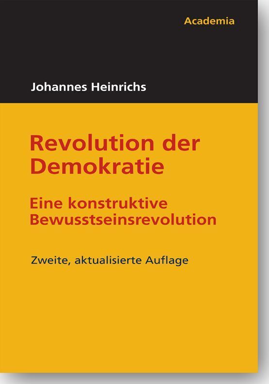 Cover: 9783896656469 | Revolution der Demokratie | Eine konstruktive Bewusstseinsrevolution