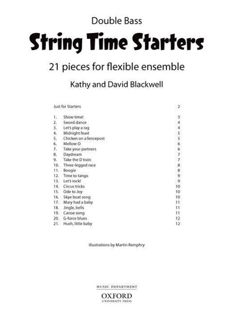 Cover: 9780193411616 | String Time Starters Double Bass | Kathy Blackwell | Buch | Englisch