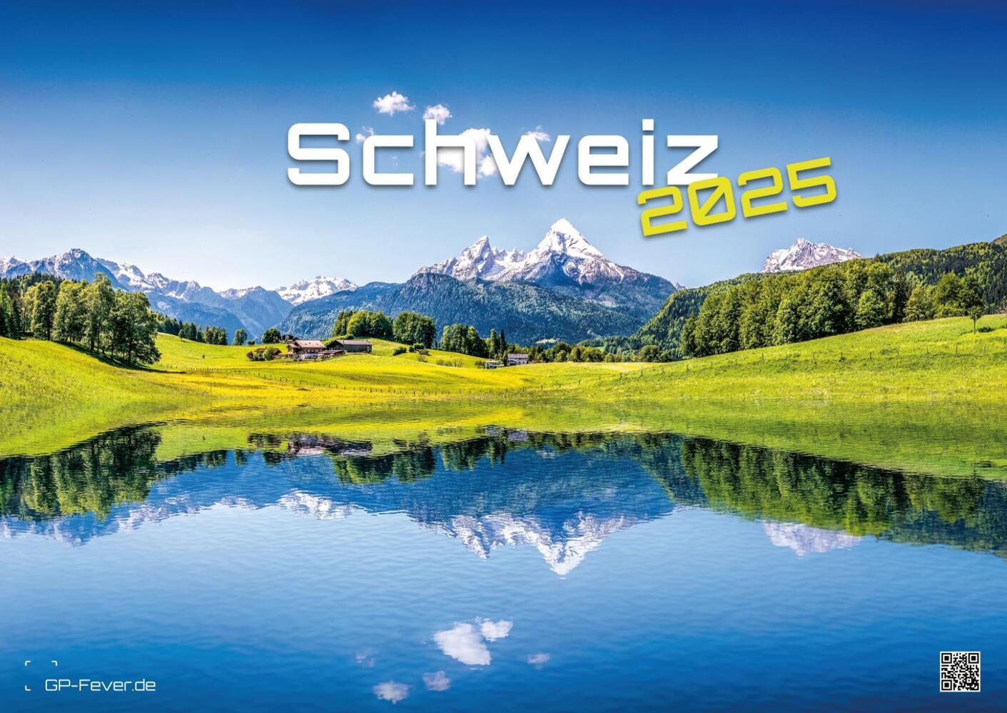 Cover: 9783986734350 | Schweiz - 2025 - Kalender DIN A2 | GP-Fever.de | Kalender | 15 S.