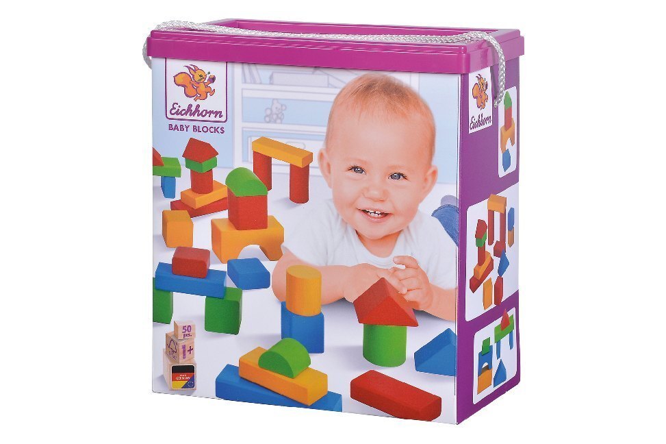 Bild: 4051902001066 | Eichhorn Bunte Holzbausteine Baby | Stück | 2020 | Eichhorn