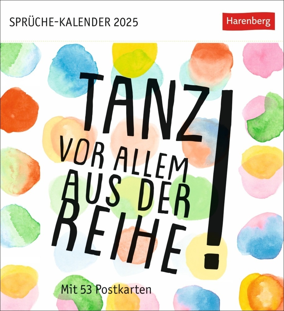 Cover: 9783840035302 | Tanz! Vor allem aus der Reihe Postkartenkalender 2025 - mit 53...