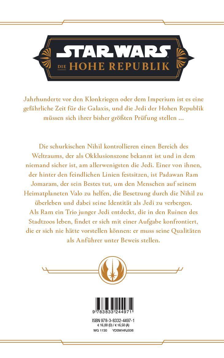 Rückseite: 9783833244971 | Star Wars Jugendroman: Die Hohe Republik - Flucht von Valo | Buch