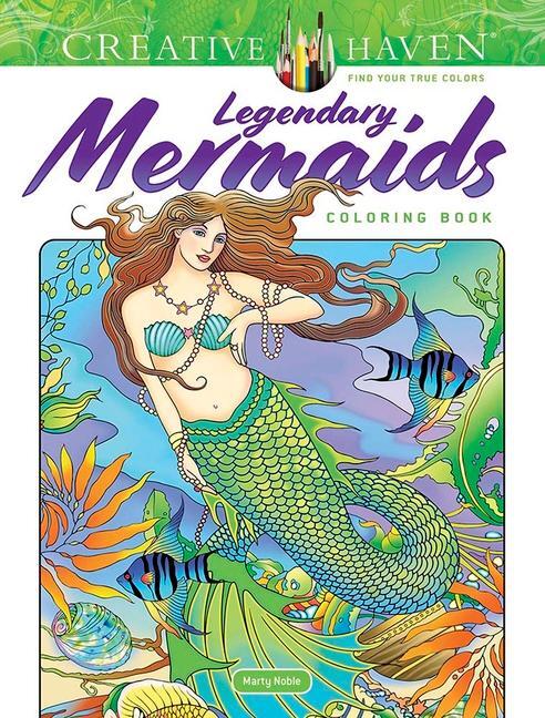 Cover: 9780486848495 | Creative Haven Legendary Mermaids Coloring Book | Marty Noble | Buch