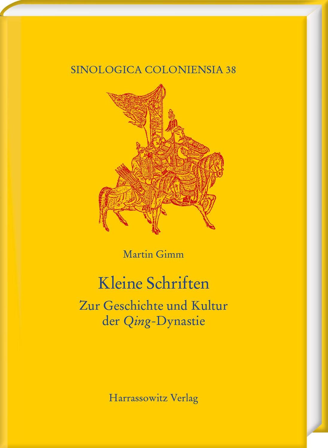 Cover: 9783447119856 | Kleine Schriften | Zur Geschichte und Kultur der Qing-Dynastie | Gimm