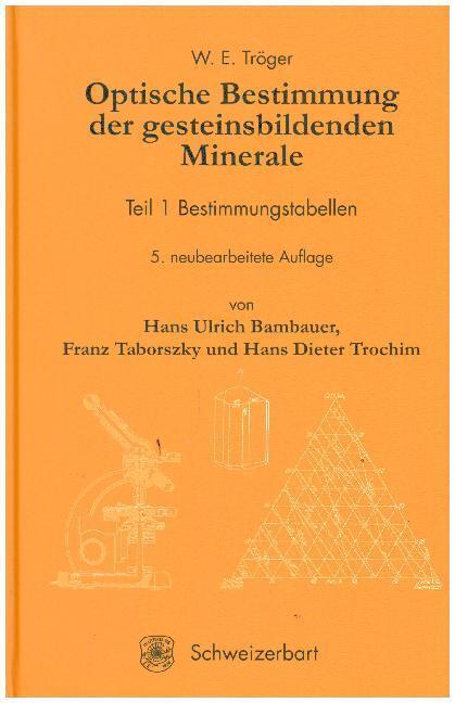 Cover: 9783510651061 | Bestimmungstabellen | W. E. Tröger | Buch | 188 S. | Deutsch | 2017