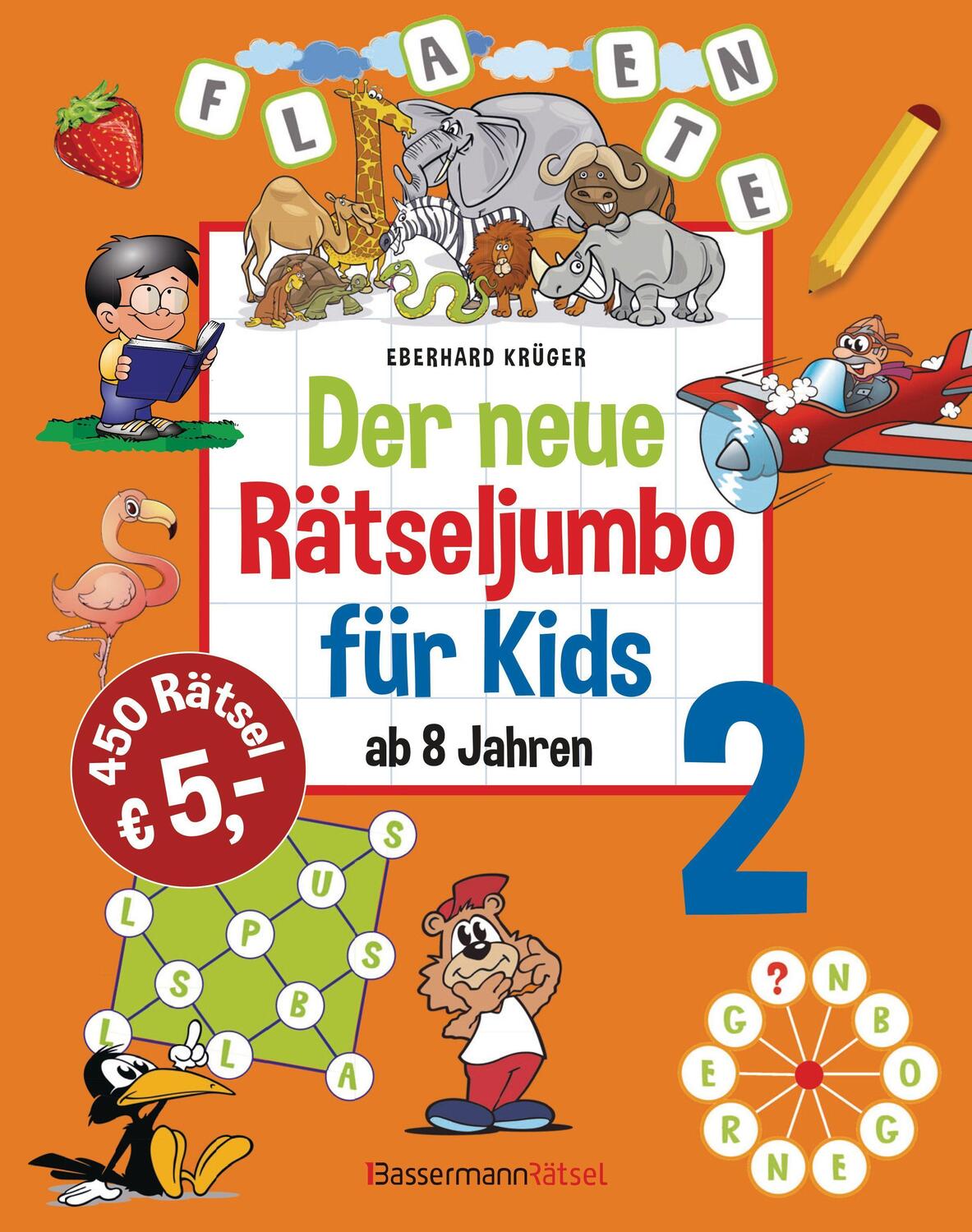 Cover: 9783809445029 | Der neue Rätseljumbo für Kids 2 | Eberhard Krüger | Taschenbuch | 2021