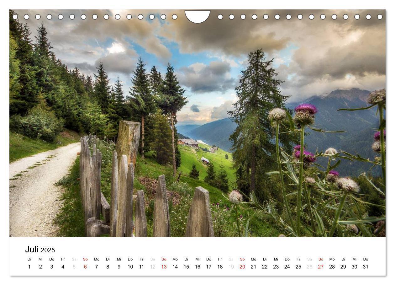 Bild: 9783435617807 | Bergbauernhöfe im Ultental (Wandkalender 2025 DIN A4 quer),...