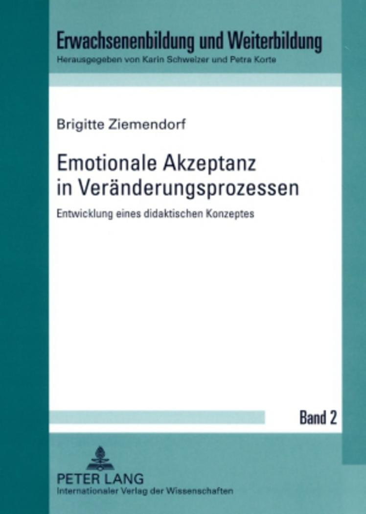 Cover: 9783631585597 | Emotionale Akzeptanz in Veränderungsprozessen | Brigitte Ziemendorf