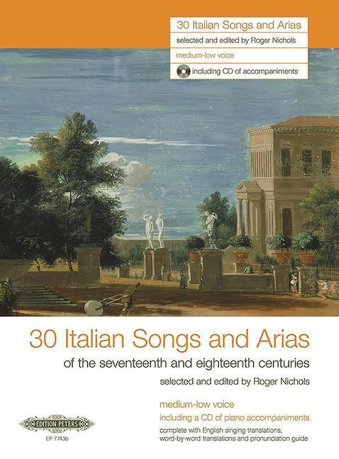 Cover: 9790577086637 | 30 Italian Songs and Arias for Voice and Piano (Medium-Low Voice)...