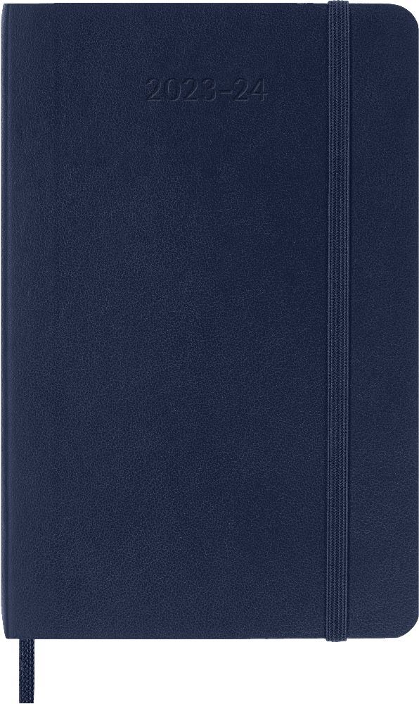 Cover: 8056598856996 | Moleskine 18 Monate Wochen Notizkalender 2023/2024, Pocket/A6, Saphir